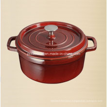 1.8L Enamel Cast Iron Cocotte Casserole Size 18cm